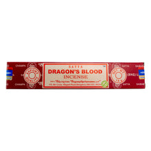 Load image into Gallery viewer, "Box of Satya Dragon's Blood incense on a white background," - Down to Earth.