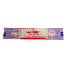Load image into Gallery viewer, "Box of Satya Lavender incense on a white background," - Down to Earth.