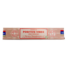 Load image into Gallery viewer, "Box of Satya Positive Vibes incense on a white background," - Down to Earth.