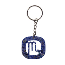 Load image into Gallery viewer, Scorpio Zodiac Resin Keychain - Down To Earth