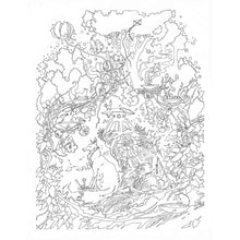Load image into Gallery viewer, Secret Worlds Coloring Book Page - Down To Earth