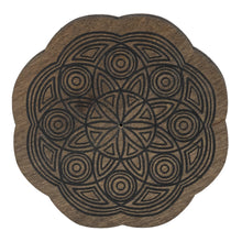 Load image into Gallery viewer, Seed of Life Upright Incense Burner front side displayed on a white background - Down To Earth