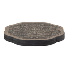 Load image into Gallery viewer, Seed of Life Upright Incense Burner side angled displayed on a white background - Down To Earth