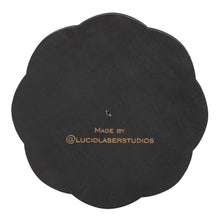 Load image into Gallery viewer, Seed of Life Upright Incense Burner back side displayed on a white background - Down To Earth