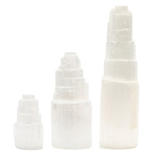Load image into Gallery viewer, Selenite Iceberg Towers group studio photo - Down to Earth