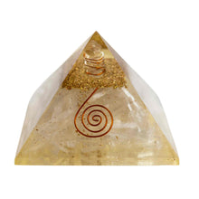 Load image into Gallery viewer, Selenite Orgone Crystal Chip Pyramid - Down To Earth