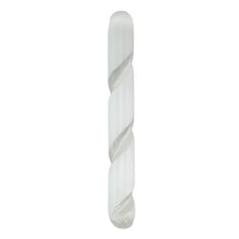 Load image into Gallery viewer, Selenite Spiral Massage Wand on a white background - Down to Earth