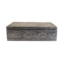 Load image into Gallery viewer, "Backside of a Silver OM Box on a white background," - Down to Earth.