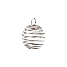 Load image into Gallery viewer, Silver Crystal Spiral Cage Holder - Down To Earth