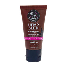 Load image into Gallery viewer, Hemp Seed Hand and Body Lotion Skinny Dip 1oz. - Down To Earth