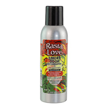 Load image into Gallery viewer, Smoke Odor Exterminator Spray Rasta Love displayed on a white background - Down to Earth