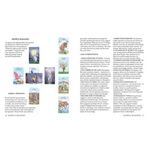 Load image into Gallery viewer, Spirit Animal Tarot Deck: Sample Reading page on white background - Down To Earth