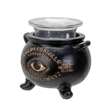 Load image into Gallery viewer, Spirit Board Cauldron Votive Holder Left Side - Down To Earth