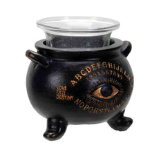 Load image into Gallery viewer, Spirit Board Cauldron Votive Holder Right Side - Down To Earth