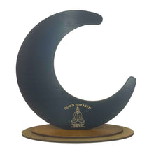 Load image into Gallery viewer, Wood Standing Crescent Moon Shelf Back - Down To Earth