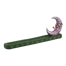 Load image into Gallery viewer, Stoner Moon Incense Burner side facing on a white background - Down To Earth