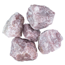 Load image into Gallery viewer, Strawberry Calcite Raw Brazil on a white background - Down to Earth
