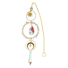 Load image into Gallery viewer, Suncatcher Black Clear Quartz studio photo - Down to Earth