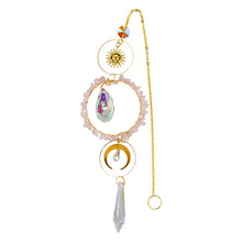 Load image into Gallery viewer, Suncatcher Rose Quartz studio photo - Down to Earth