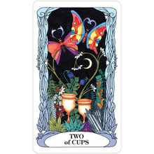 Load image into Gallery viewer, Tarot of a Moon Garden Two of Cups Tarot Card - Down To Earth