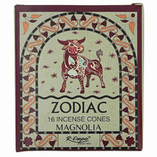 Load image into Gallery viewer, Taurus Magnolia Zodiac Incense Cones - Down To Earth