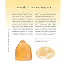 Load image into Gallery viewer, The Chakra Bible Crystals to Balance Manipura - Down To Earth