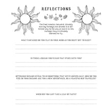 Load image into Gallery viewer, The Cosmic Slumber Tarot Coloring Book Reflections Coloring Page - Down To Earth