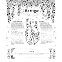 Load image into Gallery viewer, The Cosmic Slumber Tarot Coloring Book The Magus Coloring Page - Down To Earth