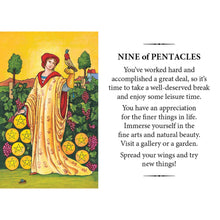 Load image into Gallery viewer, The Gift of Tarot Nine of Pentacles - Down To Earth