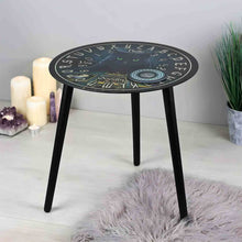 Load image into Gallery viewer, The Reader Glass Spirit Board Table Staged - Down To Earth