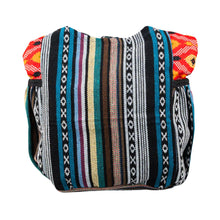 Load image into Gallery viewer, ThreadHeads Aztec Patchwork Shoulder Bag back - Down to Earth