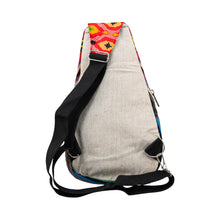Load image into Gallery viewer, ThreadHeads Mushroom Patchwork Sling Bag back - Down to Earth