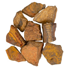 Load image into Gallery viewer, Raw Tigers Eye on a white background - Down to Earth