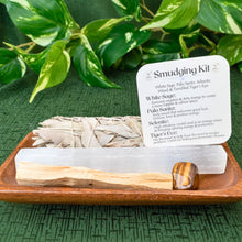 Load image into Gallery viewer, Tiger's Eye Smudging Kit Styled - Down To Earth