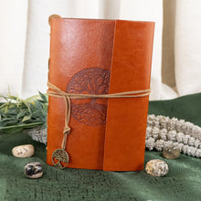 Load image into Gallery viewer, Tree of Life Journal with Crystal Style Background - Down To Earth