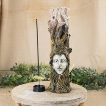 Load image into Gallery viewer, Tree of Wisdom Incense Burner with incense stick on a style background - Down To Earth