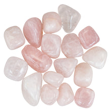 Load image into Gallery viewer, Tumbled Rose Quartz on a white background - Down To Earth