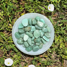 Load image into Gallery viewer, Green Aventurine Tumbled in Selenite Bowl - Down To Earth