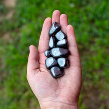 Load image into Gallery viewer, Tumbled Hematite in Palm of a Hand - Down To Earth