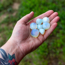 Load image into Gallery viewer, Tumbled Opalite in the Palm of a Hand - Down To Earth