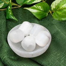 Load image into Gallery viewer, Tumbled Selenite in Selenite Bowl - Down To Earth