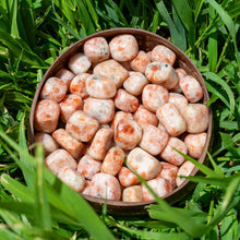 Load image into Gallery viewer, Tumbled Sunstone in a Coconut Bowl - Down To Earth