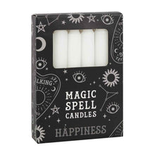 Load image into Gallery viewer, White Happiness Spell Candles - Down To Earth