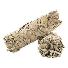 Load image into Gallery viewer, White Sage Smudge Stick 2x5 displayed on a white background - Down to Earth