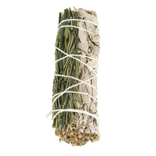 Load image into Gallery viewer, White Sage with Rosemary 1ct on a white background - Down To Earth