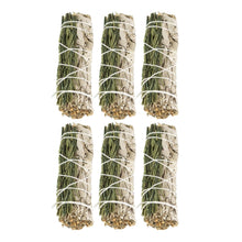 Load image into Gallery viewer, White Sage with Rosemary 6ct on a white background - Down To Earth