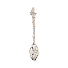 Load image into Gallery viewer, Witch Herb Spoon with Crystal Silver with Clear Quartz - Down to Earth