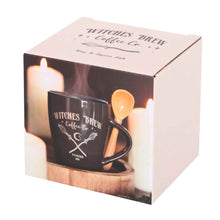 Load image into Gallery viewer, Witches Brew Coffee Co. Mug & Spoon Set Packaging - Down To Earth