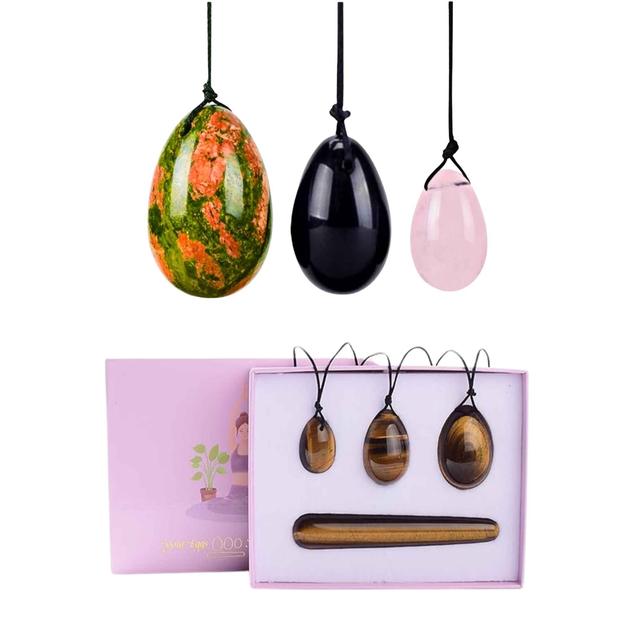 Complete Goddess Yoni Egg Kit: Kegel Weights for Kegel Exercises – Down ...