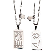 Load image into Gallery viewer, Zodiac Tarot Card & Astrology Necklace
